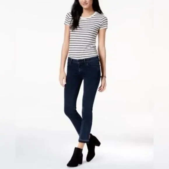 DL1961 Mara Instasculpt Straight Ankle in Rye Dark Wash Size 26 $208 MSRP - Picture 7 of 11